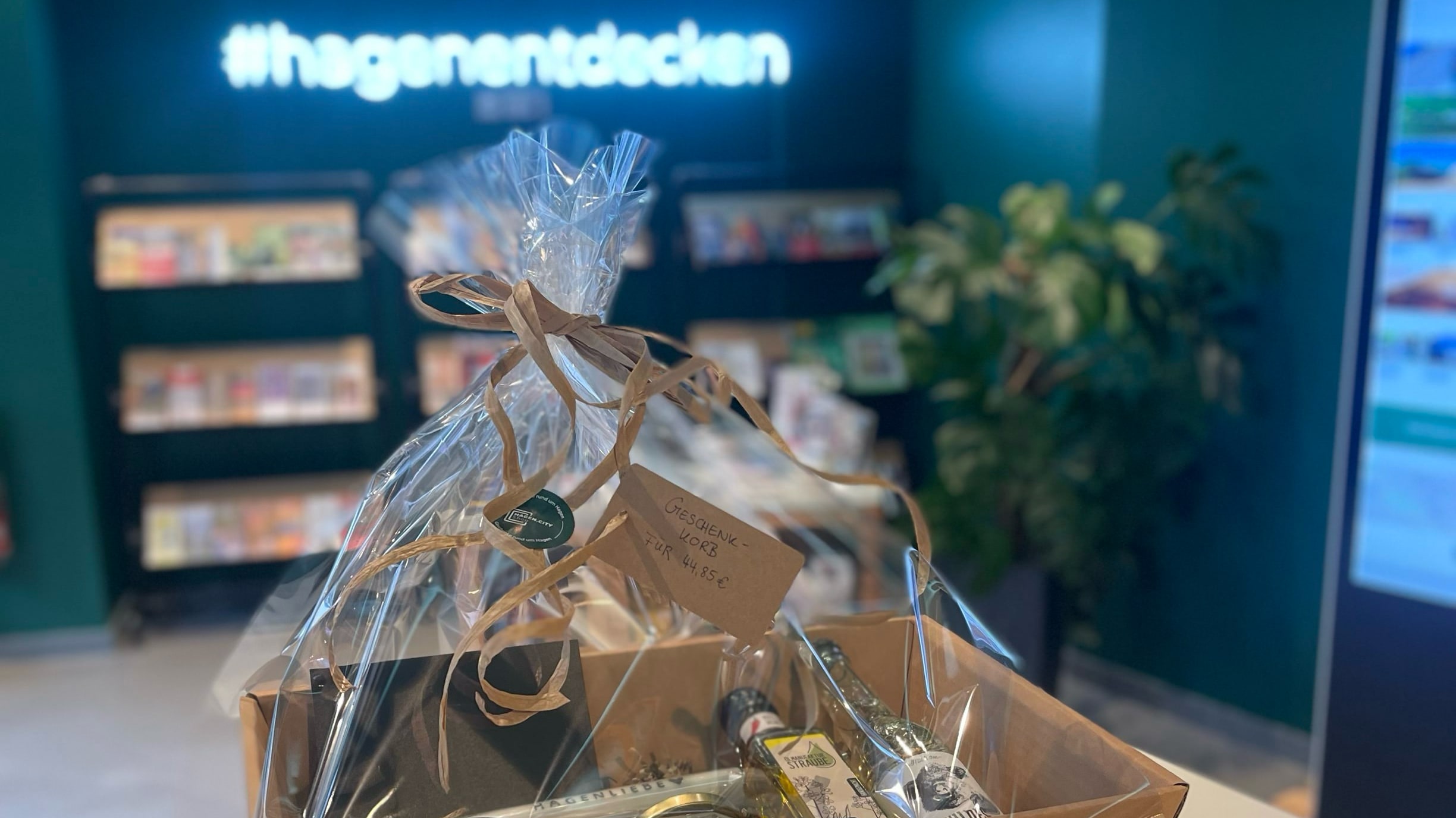 impression hagen city shop mit geschenkkorb